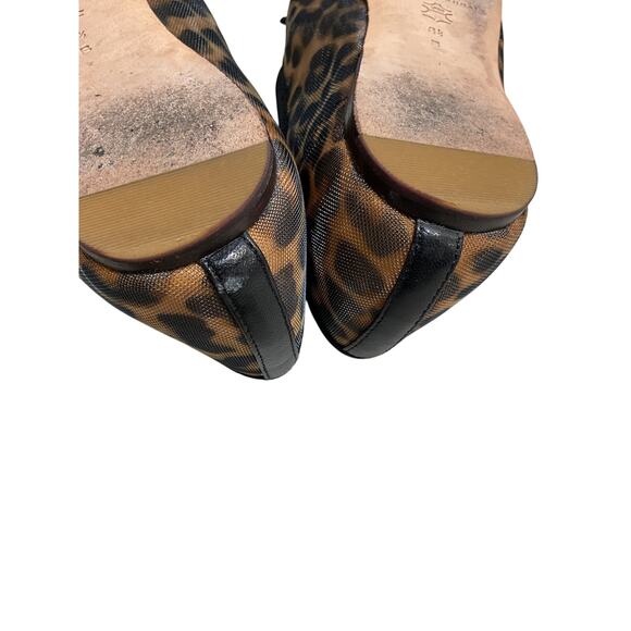 Loeffler Randall Leopard Brown Landon Ballet Flats Size 8.5 - Picture 6 of 6